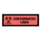 Nevs Label, Biohazard Contaminated Linen 2" x 6" x 500" LW-0046 - alternate 1